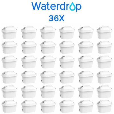 Waterdrop Cartouche de Filtre à Eau Remplacement pour Brita® Maxtra+® Plus Maxtra Pro® All-in-1 (36) Blanc - Publicité Waterdrop Cartouche de Filtre à Eau Remplacement pour Brita® Maxtra+® Plus Maxtra Pro® All-in-1 (36) Blanc - Publicité