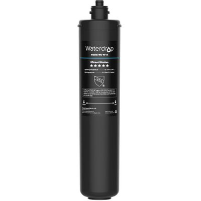 Waterdrop Cartouche filtrante de rechange RF15 pour filtre à eau sous évier 15UA/15UB certifié NSF/ANSI 42 - Publicité Waterdrop Cartouche filtrante de rechange RF15 pour filtre à eau sous évier 15UA/15UB certifié NSF/ANSI 42 - Publicité