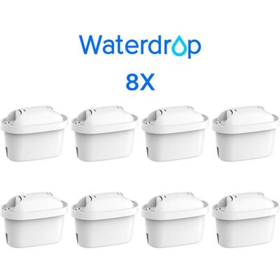 Waterdrop Cartouche de Filtre à Eau Remplacement pour Brita® Maxtra+® Plus Maxtra Pro® All-in-1 NSF Certifiée (8) Blanc - Publicité Waterdrop Cartouche de Filtre à Eau Remplacement pour Brita® Maxtra+® Plus Maxtra Pro® All-in-1 NSF Certifiée (8) Blanc - Publicité
