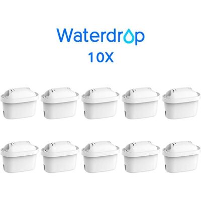 Waterdrop Cartouche de Filtre à Eau Remplacement pour Brita® Maxtra+® Plus Maxtra Pro® All-in-1 NSF Certifiée (10) Blanc - Publicité Waterdrop Cartouche de Filtre à Eau Remplacement pour Brita® Maxtra+® Plus Maxtra Pro® All-in-1 NSF Certifiée (10) Blanc - Publicité