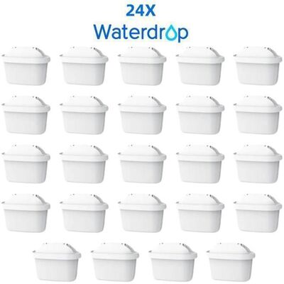 Waterdrop Cartouche Filtre à Eau Remplacement Brita® Maxtra+® Plus Compatible Brita® Carafe PFAS/PFOA/PFOS TÜV SÜD NSF (24) Blanc - Publicité Waterdrop Cartouche Filtre à Eau Remplacement Brita® Maxtra+® Plus Compatible Brita® Carafe PFAS/PFOA/PFOS TÜV SÜD NSF (24) Blanc - Publicité
