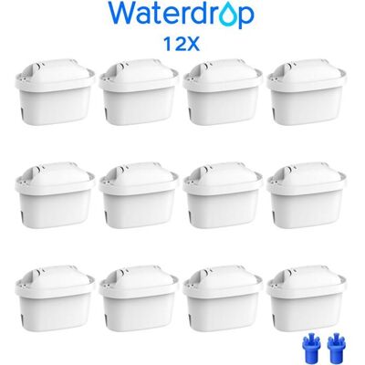 Waterdrop Cartouche de Filtre à Eau Remplacement pour Brita® Maxtra+® Plus Maxtra Pro® All-in-1 NSF Certifiée (12) Blanc - Publicité Waterdrop Cartouche de Filtre à Eau Remplacement pour Brita® Maxtra+® Plus Maxtra Pro® All-in-1 NSF Certifiée (12) Blanc - Publicité