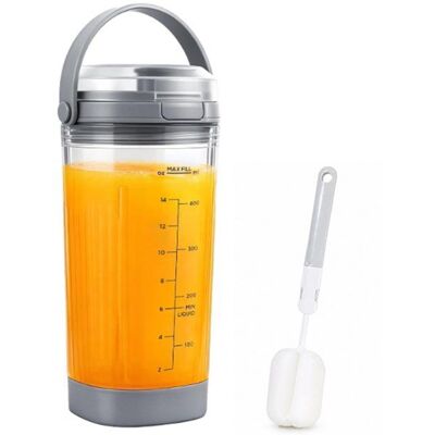 SODIAL Kit de Gobelets de Rechange pour Blender Portable pour Ninja Blast BC100 BC151 : Gobelet de 532 Ml (18 Oz) Couvercle avec Bec - Publicité SODIAL Kit de Gobelets de Rechange pour Blender Portable pour Ninja Blast BC100 BC151 : Gobelet de 532 Ml (18 Oz) Couvercle avec Bec - Publicité
