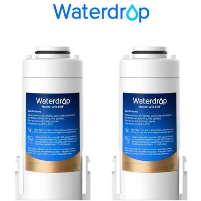 Waterdrop WD-EDF Lot de 2 filtres de rechange pour tous les carafes filtrantes instantanées Waterdrop WD-ED01W WD-ED01B - Publicité Waterdrop WD-EDF Lot de 2 filtres de rechange pour tous les carafes filtrantes instantanées Waterdrop WD-ED01W WD-ED01B - Publicité