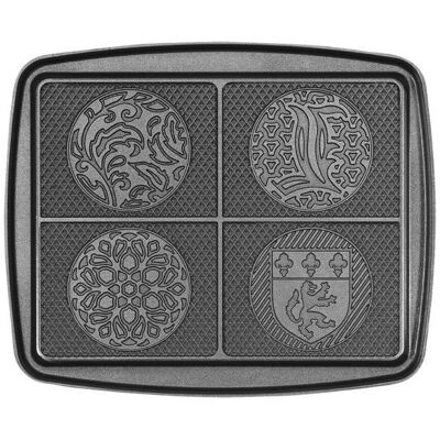 Lagrange - 030242 - Non-stick plates - 2 Bricelets - Ensemble gaufrier - Publicité Lagrange - 030242 - Non-stick plates - 2 Bricelets - Ensemble gaufrier - Publicité