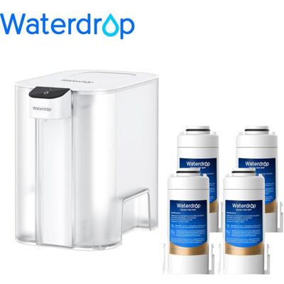 Waterdrop Carafe Filtrante Électrique Instantanée Avec Filtre de 3 Mois Système de Filtration deau de Comptoir de 6 L(4) Blanc - Publicité Waterdrop Carafe Filtrante Électrique Instantanée Avec Filtre de 3 Mois Système de Filtration deau de Comptoir de 6 L(4) Blanc - Publicité