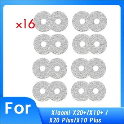 SODIAL 16 Chiffons de Nettoyage pour Aspirateur Robot pour Xiaomi X20+/X10+ / X20 plus/X10 plus - Publicité SODIAL 16 Chiffons de Nettoyage pour Aspirateur Robot pour Xiaomi X20+/X10+ / X20 plus/X10 plus - Publicité