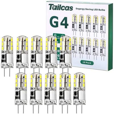 Ampoule LED G4 - NETBOAT - 12V - Blanc froid 6000K - 3W - Économie dénergie Blanc - Publicité Ampoule LED G4 - NETBOAT - 12V - Blanc froid 6000K - 3W - Économie dénergie Blanc - Publicité