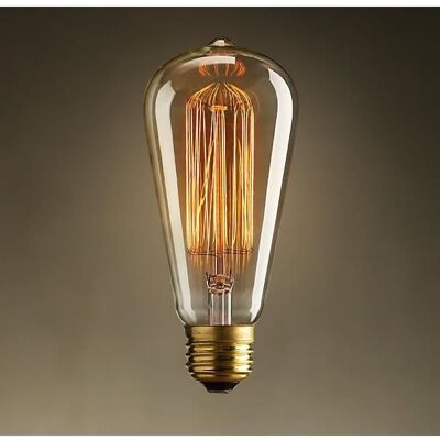 Ampoule E27 filament incandescente 40W Blanc chaud Blanc - Publicité Ampoule E27 filament incandescente 40W Blanc chaud Blanc - Publicité