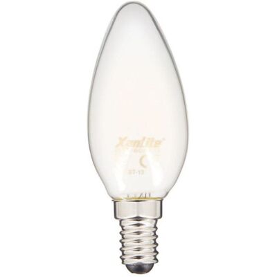 XANLITE Ampoule LED Filament B35 culot E14 6 5W cons. (60W eq.) 4000K Blanc Neutre Blanc - Publicité XANLITE Ampoule LED Filament B35 culot E14 6 5W cons. (60W eq.) 4000K Blanc Neutre Blanc - Publicité