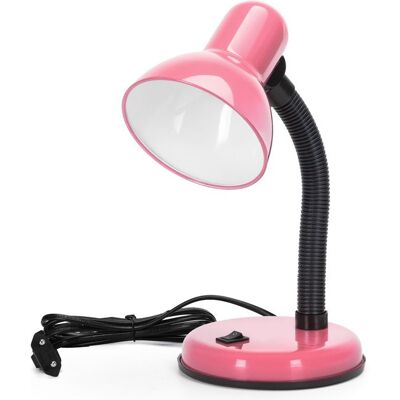 Aigostar Lampe Table Vintage E27 Col Réglable Rose Ampoule Non Incluse Rose - Publicité Aigostar Lampe Table Vintage E27 Col Réglable Rose Ampoule Non Incluse Rose - Publicité