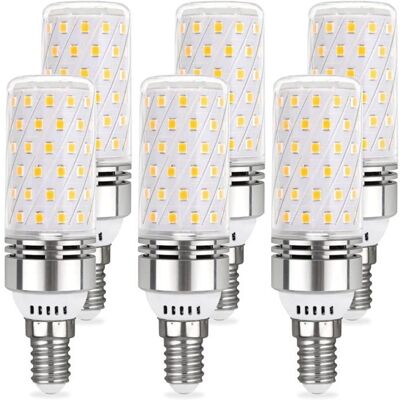 NETBOAT Ampoule LED E14 12W 6000K 1450LM 84 LEDs Équivalent Lampe Halogène E14 100W AC 220V Lot de 6 - Publicité NETBOAT Ampoule LED E14 12W 6000K 1450LM 84 LEDs Équivalent Lampe Halogène E14 100W AC 220V Lot de 6 - Publicité
