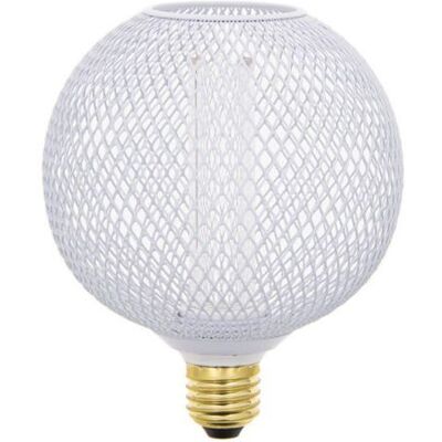 XANLITE Ampoule Déco Cage Boule Blanc culot E27 Hologramme Blanc chaud Blanc - Publicité XANLITE Ampoule Déco Cage Boule Blanc culot E27 Hologramme Blanc chaud Blanc - Publicité
