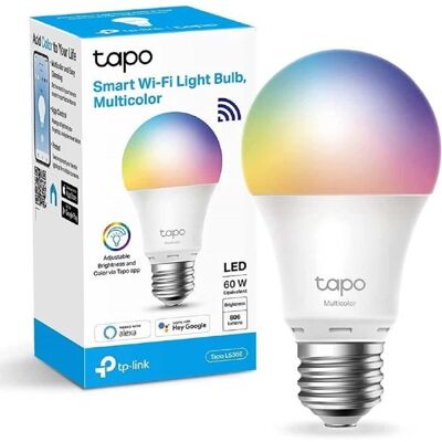 TP-Link Tapo Ampoule Connectée Wifi Multicouleur E27 compatible avec Alexa Google Home et Siri Tapo L530E - Publicité TP-Link Tapo Ampoule Connectée Wifi Multicouleur E27 compatible avec Alexa Google Home et Siri Tapo L530E - Publicité