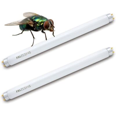 Ampoule UV T8 10W - KCVV - 2Pcs - 330mm - 25mm - Efficace contre les insectes Blanc - Publicité Ampoule UV T8 10W - KCVV - 2Pcs - 330mm - 25mm - Efficace contre les insectes Blanc - Publicité