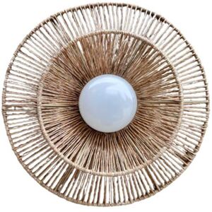 LUMISKY Applique murale sans fil rechargeable DALIA D30cm Beige - Publicité LUMISKY Applique murale sans fil rechargeable DALIA D30cm Beige - Publicité