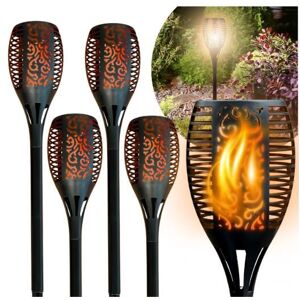 REAGLE 4x Pcs Lampe solaire de jardin 96LED Lanterne torche à flamme pour le jardin lampe torche pour décor jardin patio terrasse - Publicité REAGLE 4x Pcs Lampe solaire de jardin 96LED Lanterne torche à flamme pour le jardin lampe torche pour décor jardin patio terrasse - Publicité