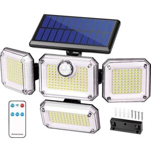 IP65 Étanche Projecteur Solaire ExtérieurDétecteur de Mouvement 333 LED 3 Modes Lumière Solaire Spot LED Applique Murale Blanc - Publicité IP65 Étanche Projecteur Solaire ExtérieurDétecteur de Mouvement 333 LED 3 Modes Lumière Solaire Spot LED Applique Murale Blanc - Publicité