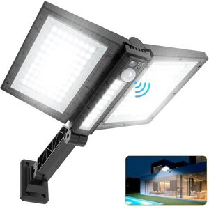 Lampe Solaire Extérieur 180 LED - ZGEER - étanche IP65 - capteur de mouvement Blanc - Publicité Lampe Solaire Extérieur 180 LED - ZGEER - étanche IP65 - capteur de mouvement Blanc - Publicité