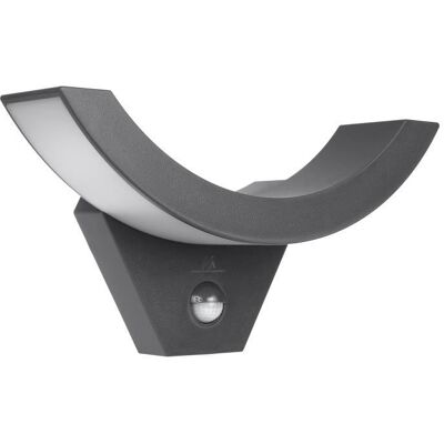 MACLEAN Lampe LED avec capteur de mouvement infrarouge gris Gris - Publicité MACLEAN Lampe LED avec capteur de mouvement infrarouge gris Gris - Publicité