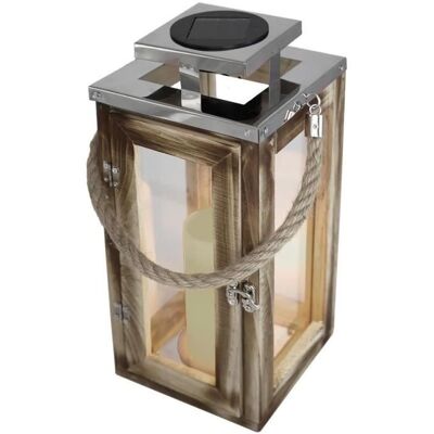 Lanterne solaire - LUMISKY - OAKY - Effet bougie - LED blanc chaud Blanc - Publicité Lanterne solaire - LUMISKY - OAKY - Effet bougie - LED blanc chaud Blanc - Publicité