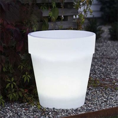 Lampadaire extérieur - Hot - Pot De Fleur Lumière Jardin - LED solaire - Blanc Blanc - Publicité Lampadaire extérieur - Hot - Pot De Fleur Lumière Jardin - LED solaire - Blanc Blanc - Publicité
