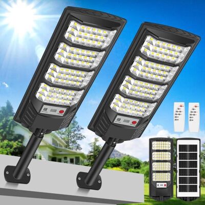 INTELAMP Lampadaire solaire extérieur - SUTEO - SUTEO - 600W - Détecteur de mouvement - IP66 étanche Blanc - Publicité INTELAMP Lampadaire solaire extérieur - SUTEO - SUTEO - 600W - Détecteur de mouvement - IP66 étanche Blanc - Publicité