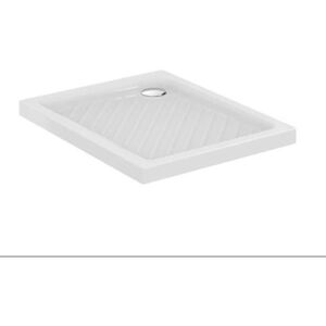 Receveur de douche rectangulaire à poser - Porcher Ulysse + - Dimensions 100 x 80 cm - Fond à relief Blanc - Publicité Receveur de douche rectangulaire à poser - Porcher Ulysse + - Dimensions 100 x 80 cm - Fond à relief Blanc - Publicité