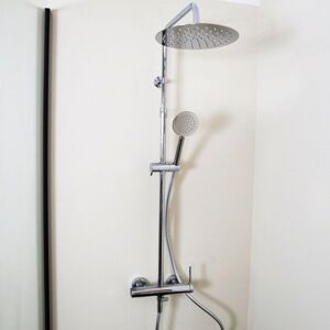 Lollipop II 250 Colonne de douche Mécanique - Chrome - Essebagno Gris - Publicité Lollipop II 250 Colonne de douche Mécanique - Chrome - Essebagno Gris - Publicité