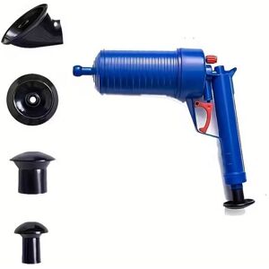 ALFOYU Kit de débouchage pour toilettes - 4 ventouses - Pour déboucher les lavabos les baignoires les toilettes et les siphons de sol Bleu - Publicité ALFOYU Kit de débouchage pour toilettes - 4 ventouses - Pour déboucher les lavabos les baignoires les toilettes et les siphons de sol Bleu - Publicité
