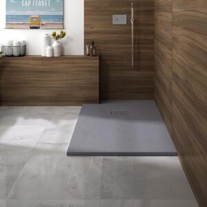 KINEDO Receveur 160 x 90 Kinerock evo biolex rectangle gris pierre Gris - Publicité KINEDO Receveur 160 x 90 Kinerock evo biolex rectangle gris pierre Gris - Publicité