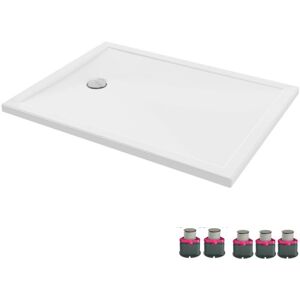 Receveur de douche en céramique Gaspard Jacob Delafon - 120 x 90, bonde à gauche - Publicité Receveur de douche en céramique Gaspard Jacob Delafon - 120 x 90, bonde à gauche - Publicité