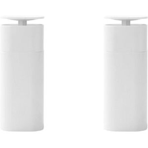 Distributeur Savon 2 pièces 400ml ABS Blanc Pompe Rechargeable sur Pied Cuisine Salle de Bain Toilettes Blanc - Publicité Distributeur Savon 2 pièces 400ml ABS Blanc Pompe Rechargeable sur Pied Cuisine Salle de Bain Toilettes Blanc - Publicité