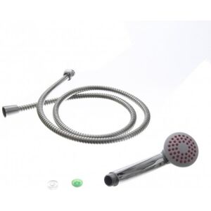 JJA Pommeau de douche avec flexible 15m - Salle de bain - Chromé anti-calcaire - Jet Pluie Gris - Publicité JJA Pommeau de douche avec flexible 15m - Salle de bain - Chromé anti-calcaire - Jet Pluie Gris - Publicité