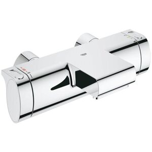 GROHE Mitigeur thermostatique bain/douche ½ Grohtherm 2000 34466001- Jet cascade -Limiteur de température -Economie deau -Chrome Gris - Publicité GROHE Mitigeur thermostatique bain/douche ½ Grohtherm 2000 34466001- Jet cascade -Limiteur de température -Economie deau -Chrome Gris - Publicité