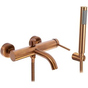 Robinet De Baignoire Rea Spot Mitigeur Bain Cuivre Brosse 22 X 235 X 185 Cm Orange - Publicité Robinet De Baignoire Rea Spot Mitigeur Bain Cuivre Brosse 22 X 235 X 185 Cm Orange - Publicité