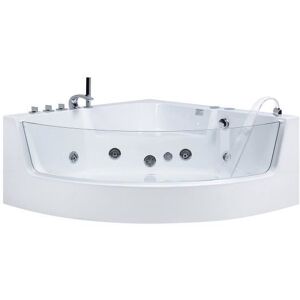 Beliani - Baignoire balnéo blanche MARINA Blanc - Publicité Beliani - Baignoire balnéo blanche MARINA Blanc - Publicité