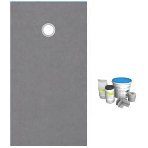 Receveur de douche à carreler 200 x 100 WEDI Fundo Primo rectangle écoulement excentré + kit détancheité Gris - Publicité Receveur de douche à carreler 200 x 100 WEDI Fundo Primo rectangle écoulement excentré + kit détancheité Gris - Publicité