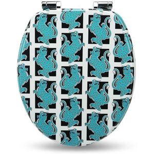 Abattant WC en bois Sanfino® avec frein de chute - Blue Tiger Bleu - Publicité Abattant WC en bois Sanfino® avec frein de chute - Blue Tiger Bleu - Publicité