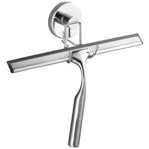 WENKO Raclette de douche raclette salle de bain Vacuum-Loc® fixation sans perçage Acier Inox 6x21.5x25 cm brillant Gris - Publicité WENKO Raclette de douche raclette salle de bain Vacuum-Loc® fixation sans perçage Acier Inox 6x21.5x25 cm brillant Gris - Publicité