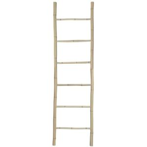Échelle porte-serviettes - BOX & BEYOND - 6 barres - Bambou - 190 x 50 x 35 cm - Style Scandinave Marron - Publicité Échelle porte-serviettes - BOX & BEYOND - 6 barres - Bambou - 190 x 50 x 35 cm - Style Scandinave Marron - Publicité