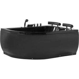 Beliani - Baignoire balnéo noire angle côté gauche avec LED PARADISO Noir - Publicité Beliani - Baignoire balnéo noire angle côté gauche avec LED PARADISO Noir - Publicité