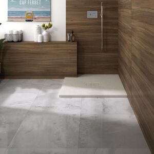 KINEDO Receveur 140 x 80 Kinerock evo biolex rectangle sable Beige - Publicité KINEDO Receveur 140 x 80 Kinerock evo biolex rectangle sable Beige - Publicité