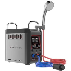CAMPLUX Chauffe-eau portable à gaz avec pompe Nano 3 Pro Douche à gaz 3 L/min chauffe-eau instantané GPL pour douche extérieure Gris - Publicité CAMPLUX Chauffe-eau portable à gaz avec pompe Nano 3 Pro Douche à gaz 3 L/min chauffe-eau instantané GPL pour douche extérieure Gris - Publicité
