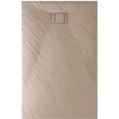 Receveur de douche Rectangulaire Blend - IDRALITE - Effet Pierre - 90x120 cm - Hauteur 26 cm Beige - Publicité Receveur de douche Rectangulaire Blend - IDRALITE - Effet Pierre - 90x120 cm - Hauteur 26 cm Beige - Publicité