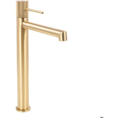 Schulte mitigeur de lavabo robinet de salle de bains doré idéalement conçu pour lavabo ou vasque à poser or mat KADIA L Jaune - Publicité Schulte mitigeur de lavabo robinet de salle de bains doré idéalement conçu pour lavabo ou vasque à poser or mat KADIA L Jaune - Publicité