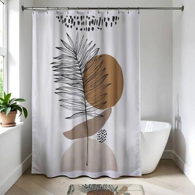 RIDEAU DE DOUCHE POLYESTER 180X200 CM - RECONNECT - Tendance - Publicité RIDEAU DE DOUCHE POLYESTER 180X200 CM - RECONNECT - Tendance - Publicité