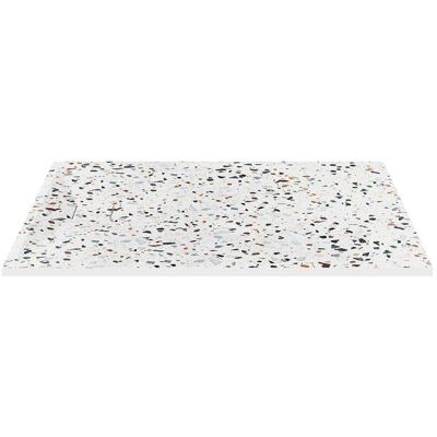 VENTE-UNIQUE Receveur extra-plat à poser ou à encastrer recoupable en résine SMC - Effet terrazzo blanc - 120 x 90 cm - MIRNOSA Multicolore - Publicité VENTE-UNIQUE Receveur extra-plat à poser ou à encastrer recoupable en résine SMC - Effet terrazzo blanc - 120 x 90 cm - MIRNOSA Multicolore - Publicité