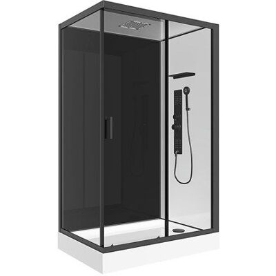 VENTE-UNIQUE Cabine de douche hydromassante - Installation réversible - L110 x l80 x H215 cm - FOMIRA Multicolore - Publicité VENTE-UNIQUE Cabine de douche hydromassante - Installation réversible - L110 x l80 x H215 cm - FOMIRA Multicolore - Publicité