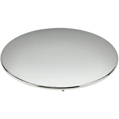 VALENTIN Capot bonde de douche diamètre 120 mm métal chromé Gris - Publicité VALENTIN Capot bonde de douche diamètre 120 mm métal chromé Gris - Publicité